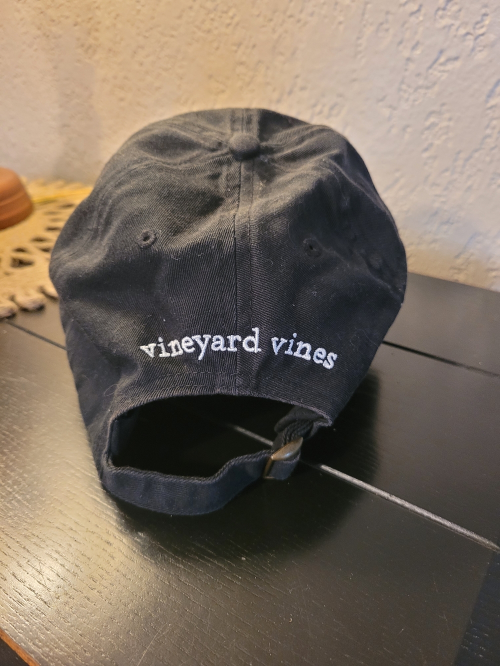 Black Whale Logo Baseball Cap - Men Accessories - Picture 3 of 3
